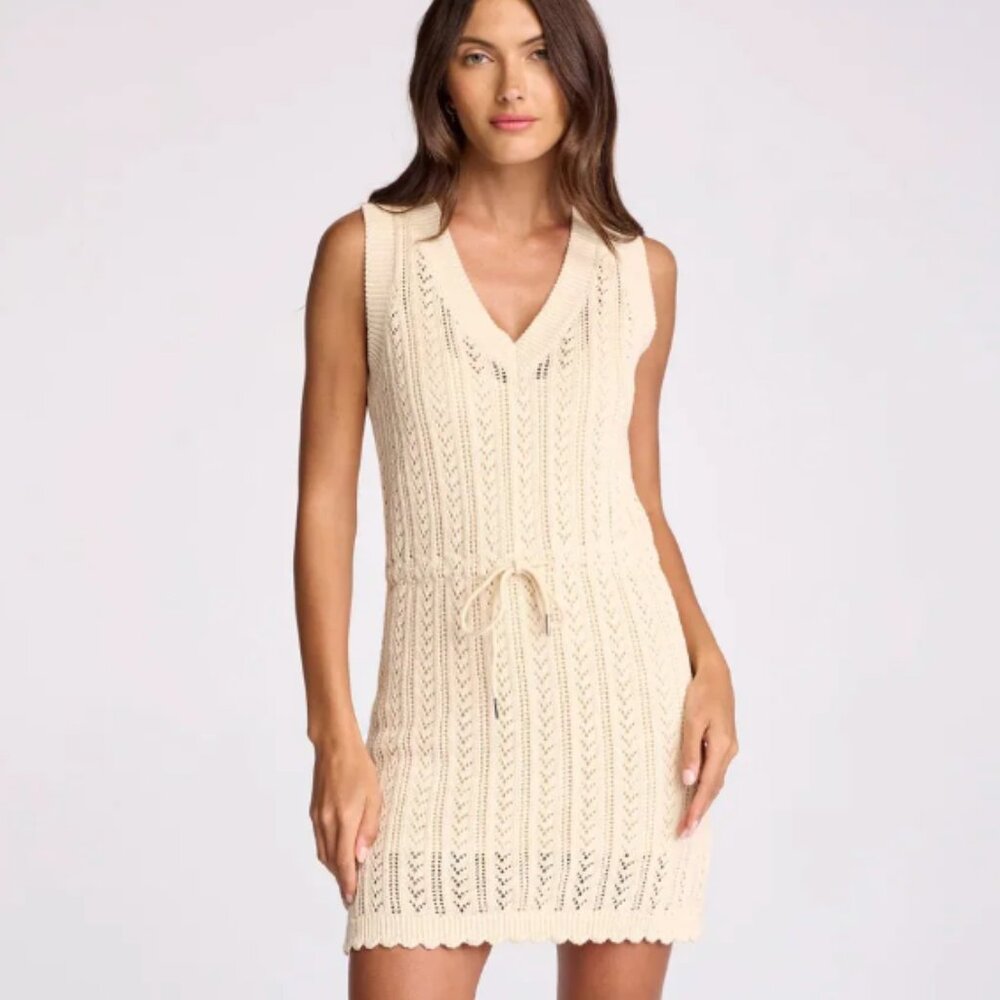 Sundays by wearesundays‎ Natural Waist Tie Knit Tank Tatum Dress Womens S